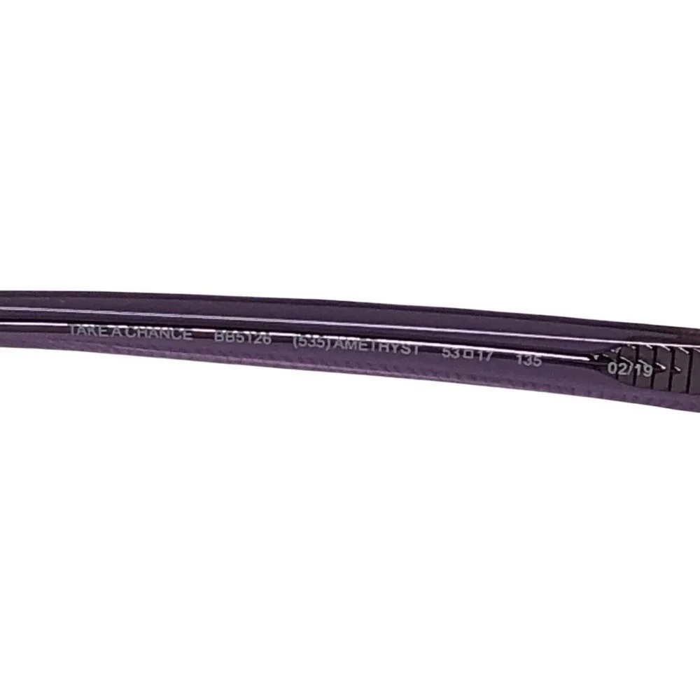 Bebe Take A Chance BB5126 Amethyst Purple Tortoise Eyeglasses 53-17-135